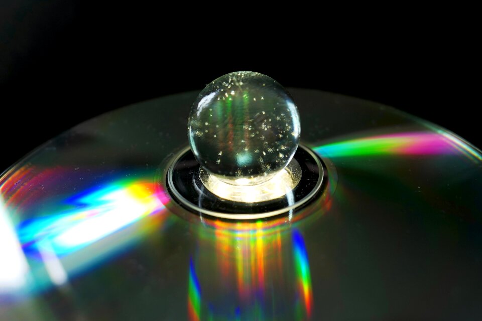Transparent round ball
