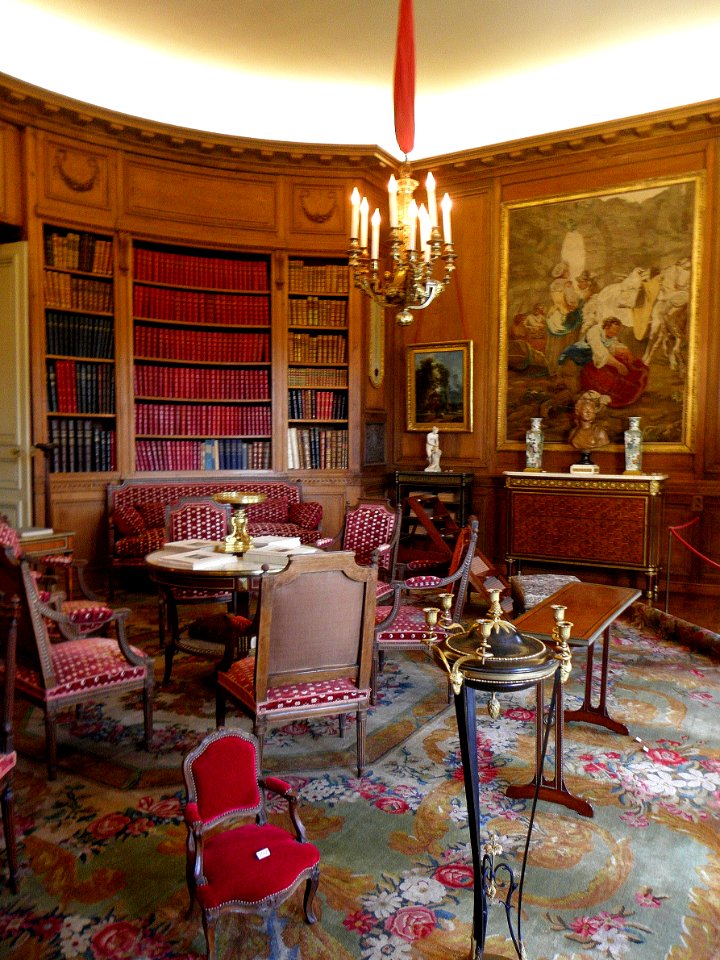 Paris (75008) Musée Nissim de Camondo Bibliothèque 02