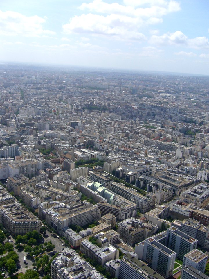 Paris View from the Eiffel Tower third floor Avenue de Suffren 04b