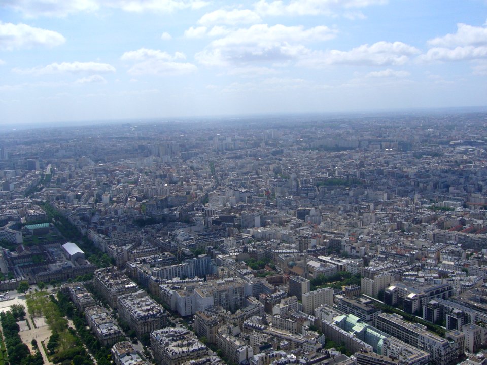 Paris View from the Eiffel Tower third floor Avenue de Suffren 04e