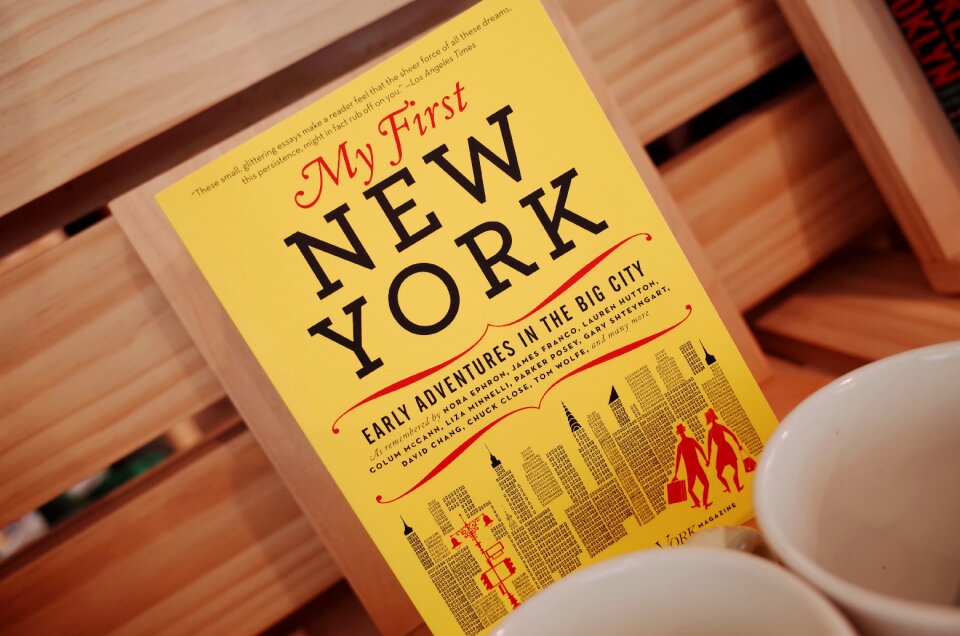 New york book yellow