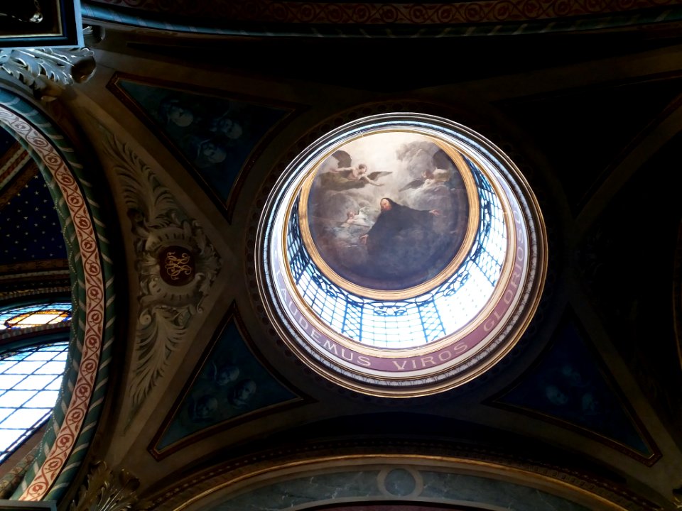 Paris 6e - Église Saint-Germain-des-Prés - Lanterneau peint