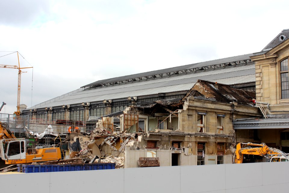Paris Gare d'Austerlitz Abriss Buffet