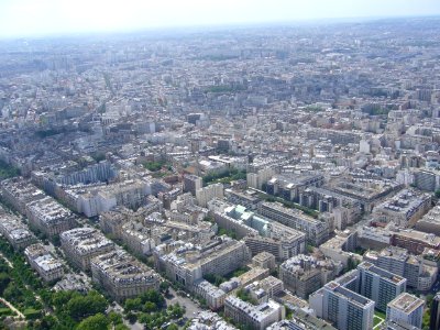 Paris View from the Eiffel Tower third floor Avenue de Suffren 04a
