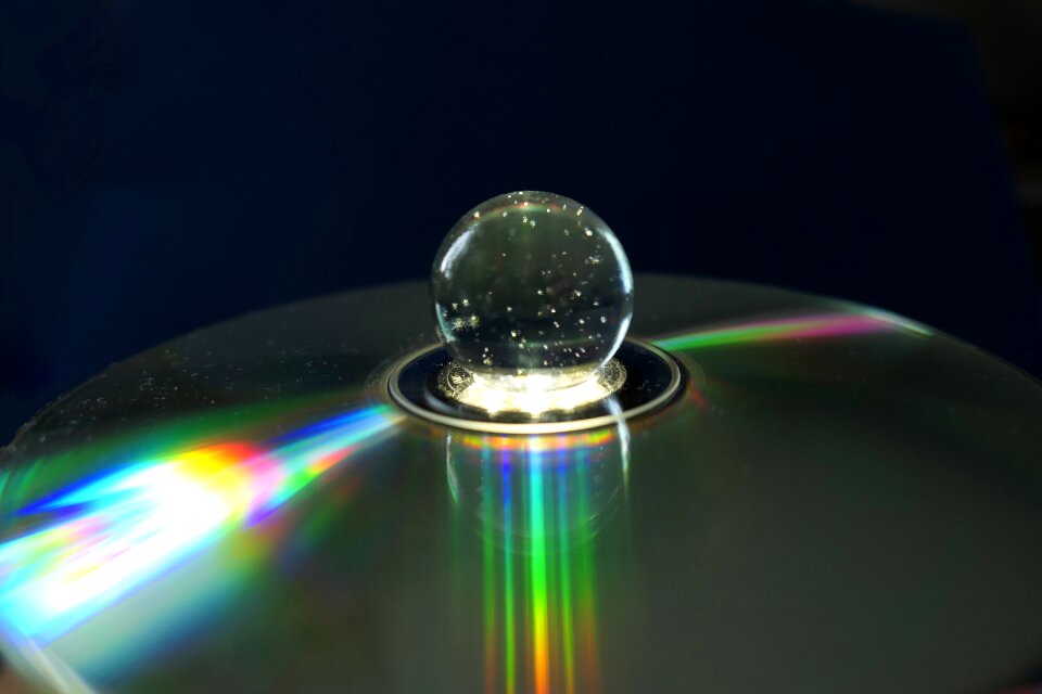 Transparent round ball