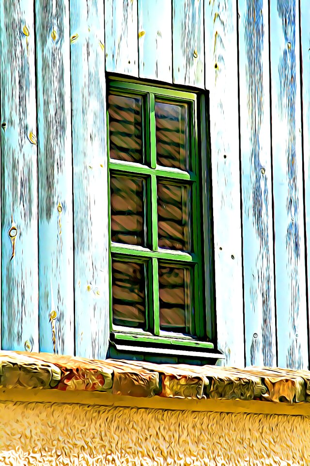 Window house házfal