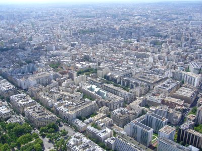 Paris View from the Eiffel Tower third floor Avenue de Suffren 04d