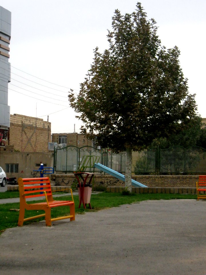 Park front of Wakili culture house - Aliev st - Nishapur 1