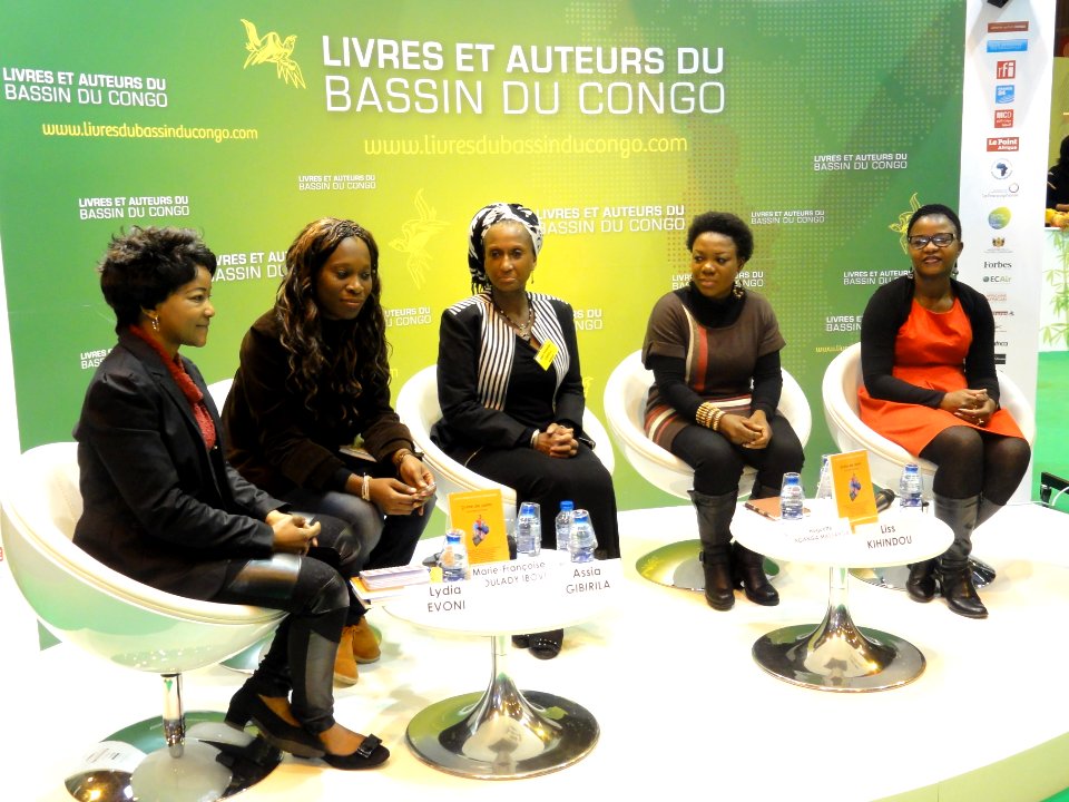 Paris, Salon du Livre 2015 (13) cinq des auteures congolaises du Singe de sable