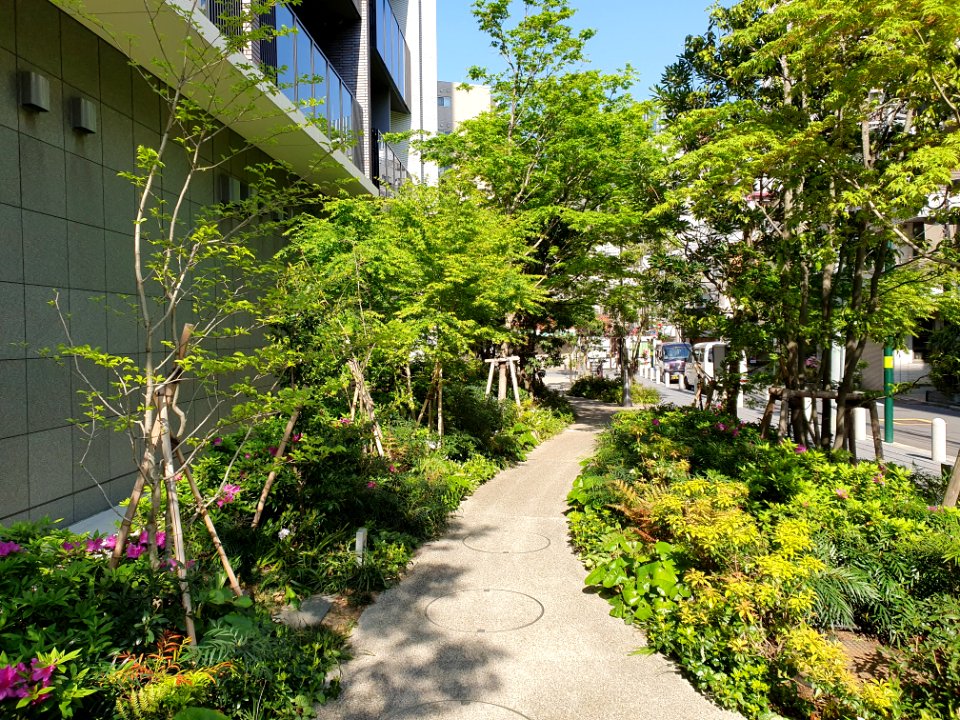 Park behind City Tower Ebisu