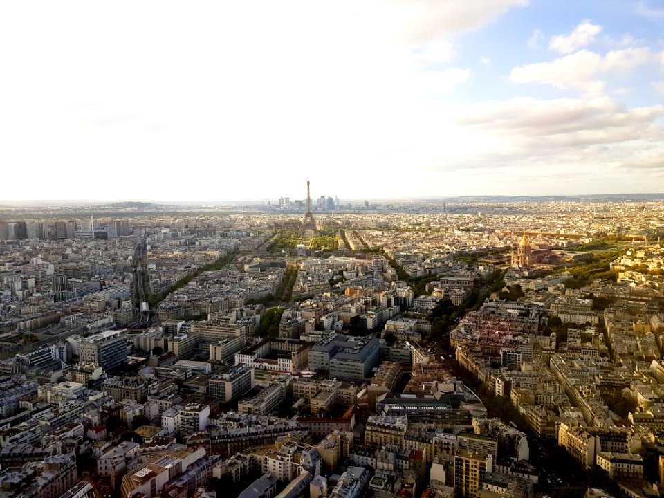 Paris from the Montparnasse tower 