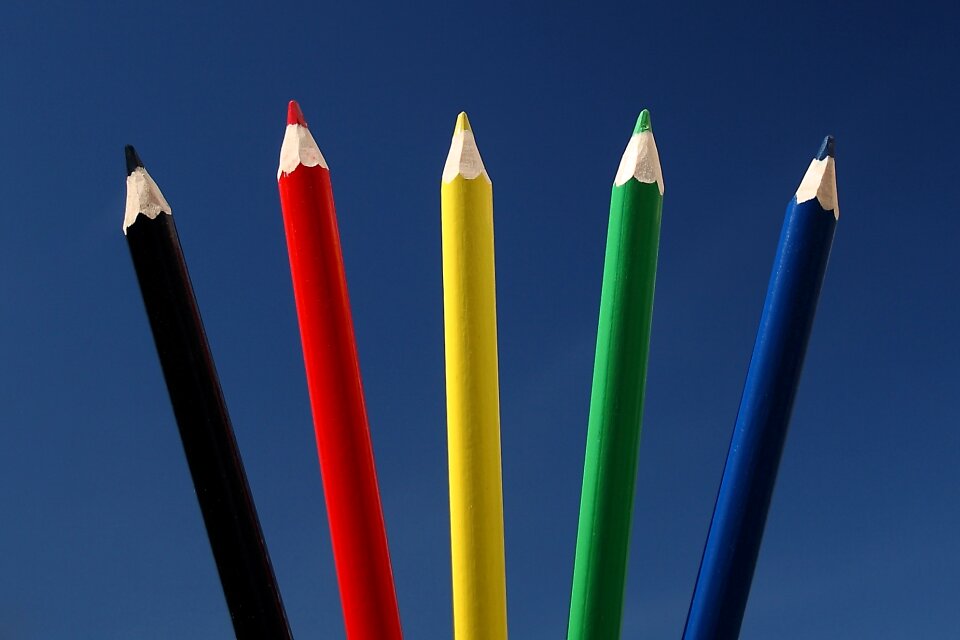 Pencils colors colorful