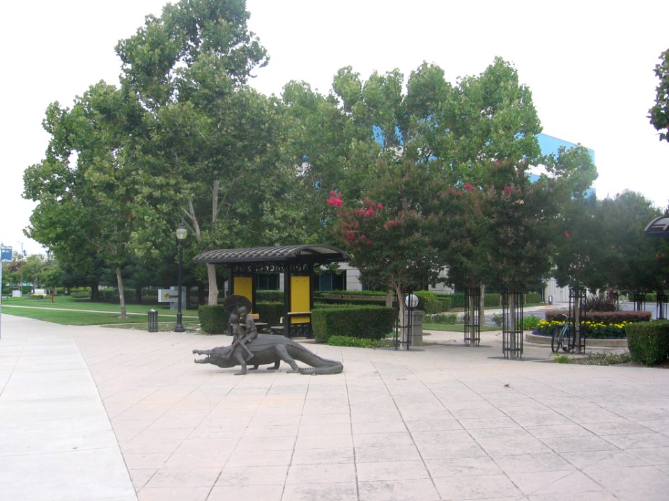 Park like waiting area 1067