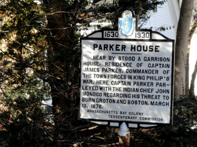 Parker House plaque - Groton, MA - DSC04097