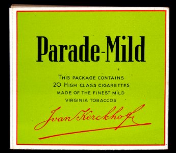 Parade-Mild cigarettes, J van Kerckhof - Amsterdam, pic4
