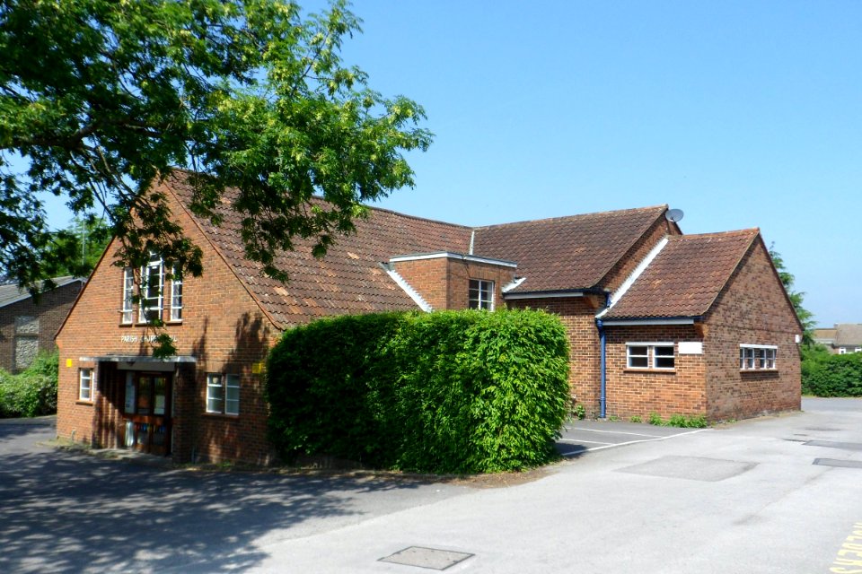 Parish Hall of St Mary and St Nicholas' Church, Leatherhead (July 2013)