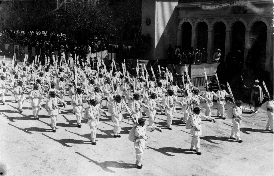 Parade voor Franco in Madrid, Bestanddeelnr 903-2971
