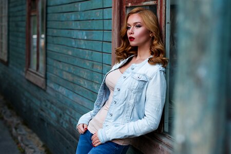 Outdoors russian model photo