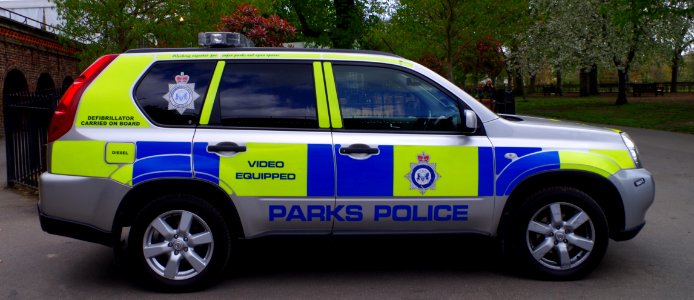 Parks Police X-Trail video and defibrillator equipped