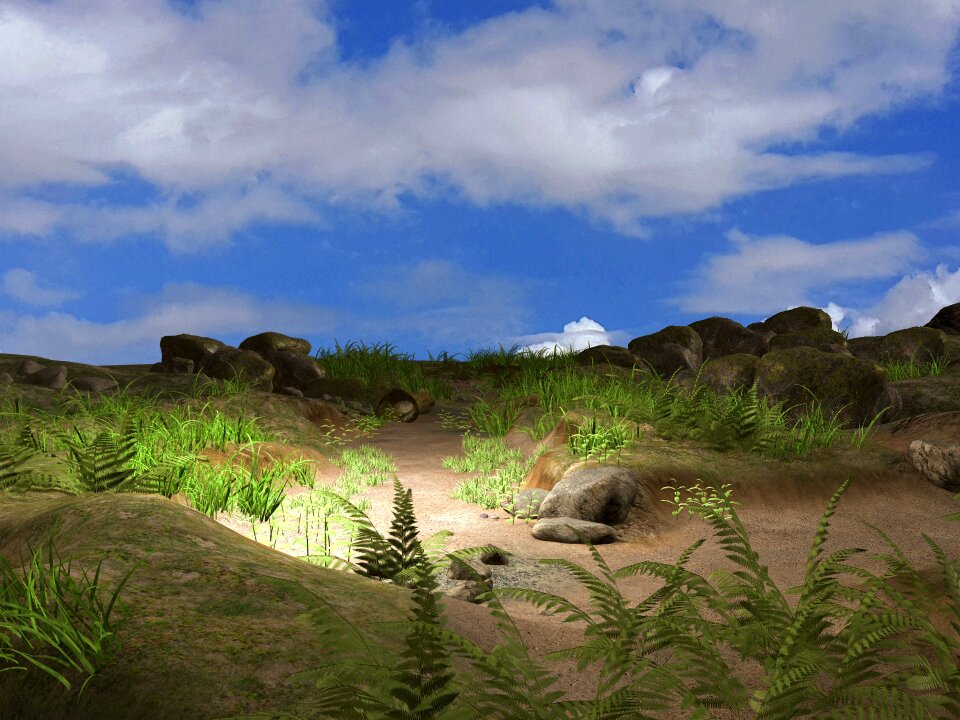 Clouds fairy tales background