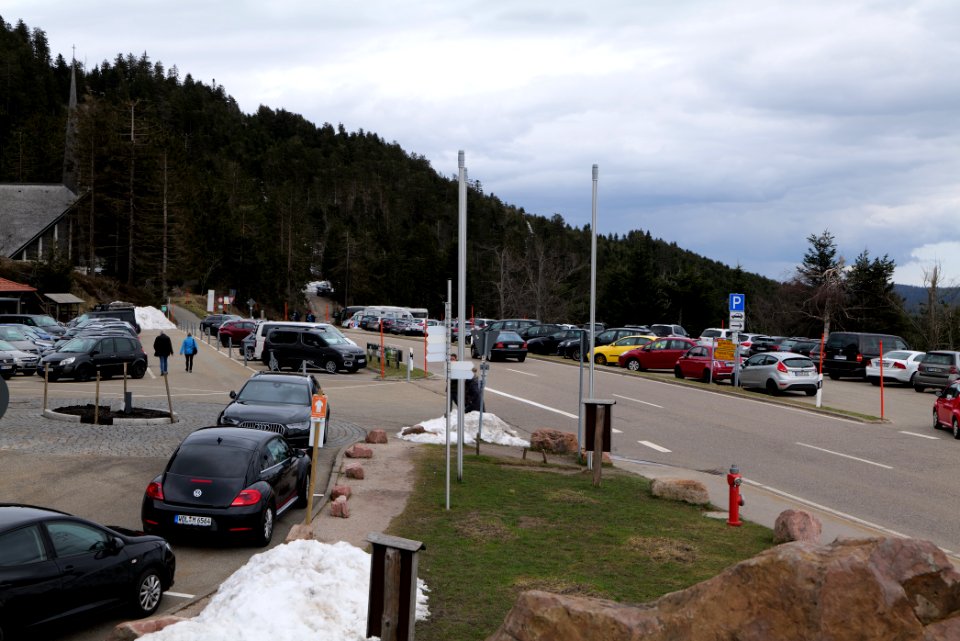 Parking lot at Mummelsee 2020-03-05 02