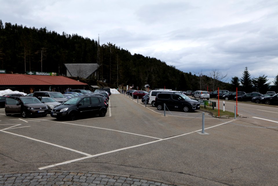 Parking lot at Mummelsee 2020-03-05 01
