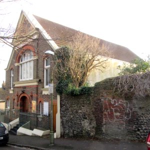 Park Hill Evangelical Church, Park Hill, Queen's Park, Brighton (December 2016)