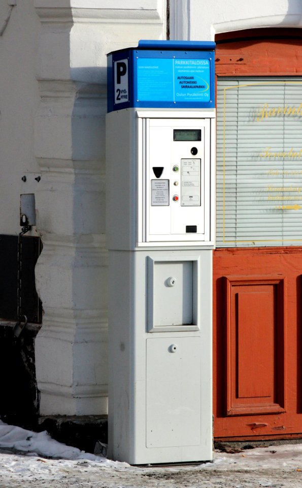 Parking meter Rantakatu Oulu 20130324