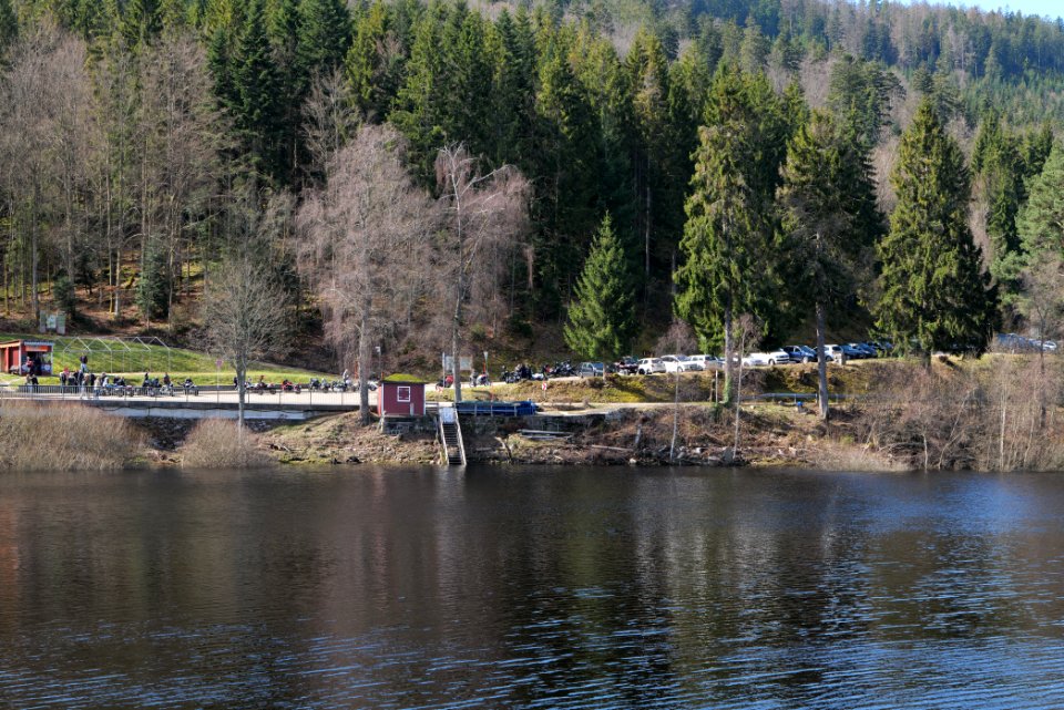 Parking lot at Schwarzenbachtalsperre 2020-03-15 02