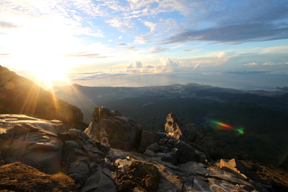 Rock rest sunbeam