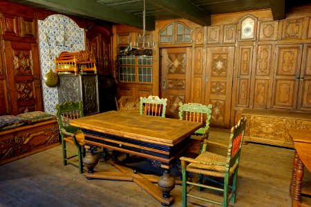 Parlor from the Krempe Marsh, late 18th to early 19th century - Germanisches Nationalmuseum - Nuremberg, Germany - DSC03624
