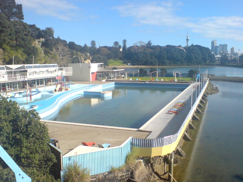 Parnell Baths Closed Some Winter Day II