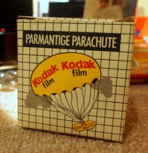 Parmantige Parachute Kodak film verpakking