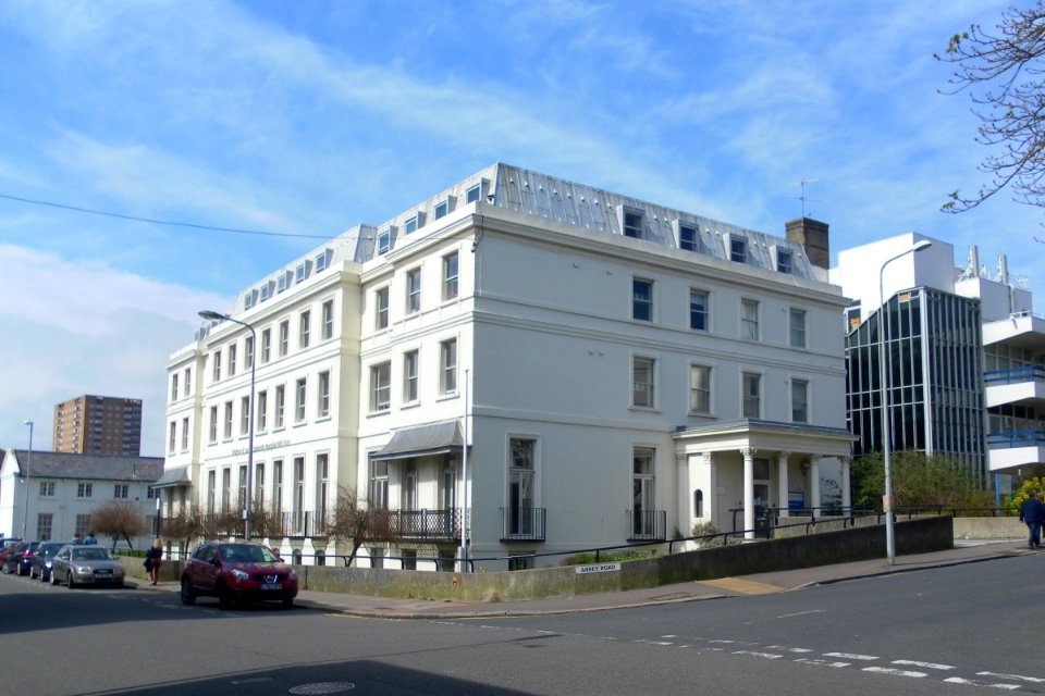 Pearson House (now Sussex House - part of RSCH), St George's Road, Kemptown, Brighton (NHLE Code 1380723) (April 2013)