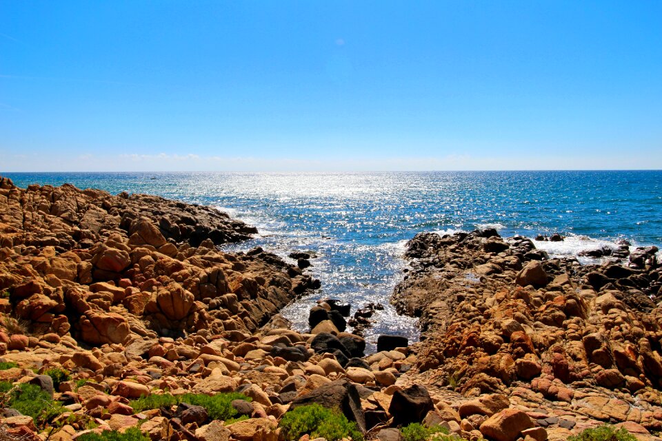 Coast by the sea rock