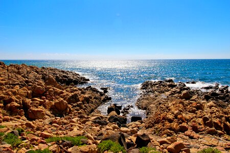 Coast by the sea rock