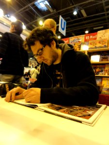 Paris, Salon du Livre 2015 (18) Kristof Spaey
