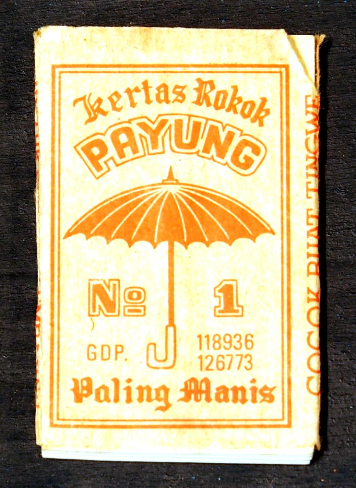 Payung vloeitjes cigarettenpapier (Cigarette rolling papers) (front)