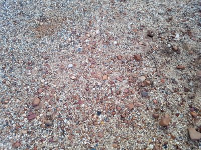 Pebbles on the ground on table mountain