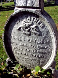 Payne (James), Lebanon Church Cemetery, 2015-10-23, 01