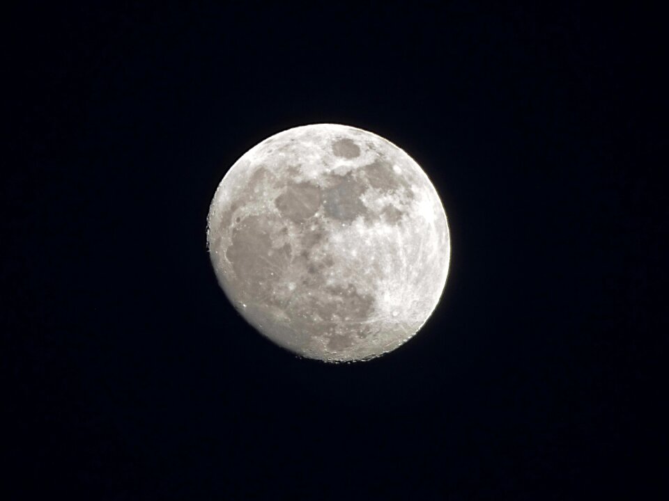 Moonlight satelite crater