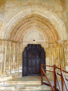 Peñacerrada - Iglesia de Nuestra Señora de la Asunción, portada 1