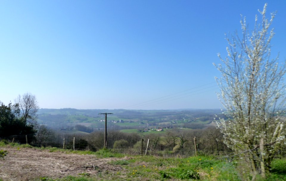 Paysage depuis Castetner vue 1