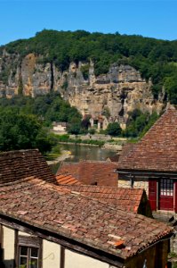 Paysage Roque-Gageac Dordogne photo