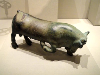 Pawing Bull, 500-480 BC, Greek, south Italy, bronze - Cleveland Museum of Art - DSC08219