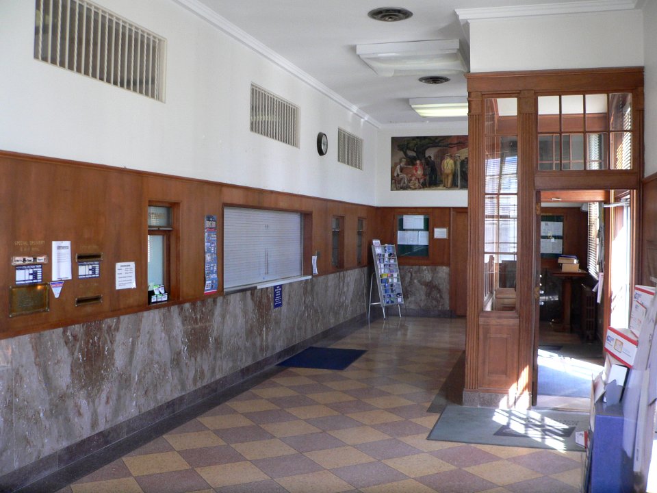 Pawnee City post office interior 3