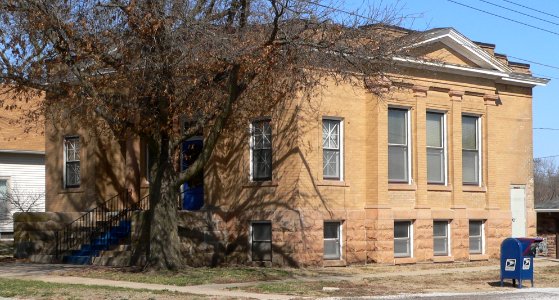Pawnee City library from SW 1