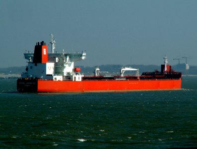Pavel Chernysh p5-1 approaching Port of Rotterdam, Holland 25-Feb-2006
