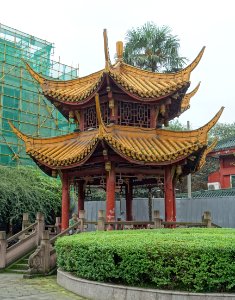 Pavilion near Qintai Road - Chengdu, China - DSC03737