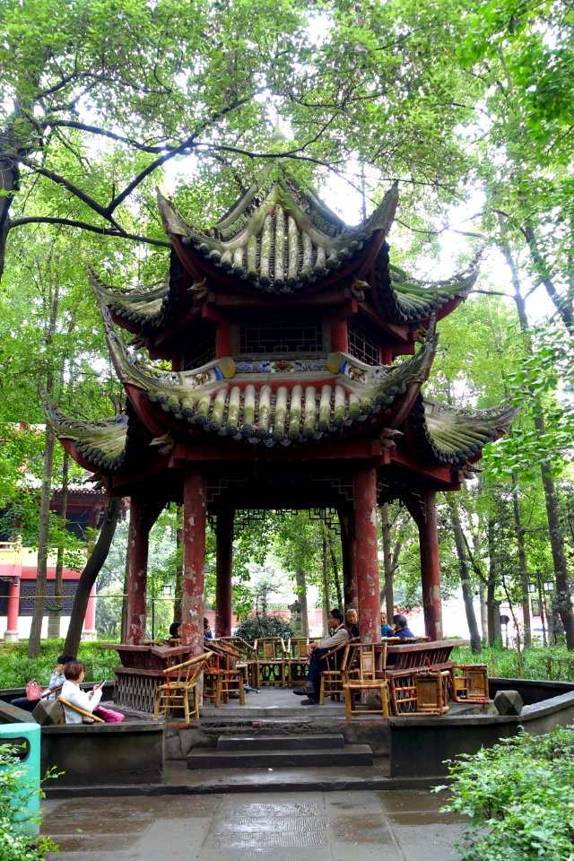 Pavilion - Wenshu Monastery - Chengdu, China - DSC05090